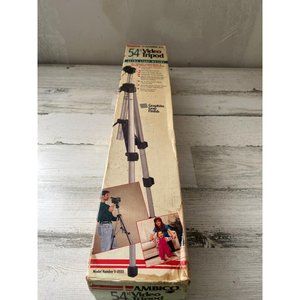 Ambico 54” video tripod NOS. Vintage